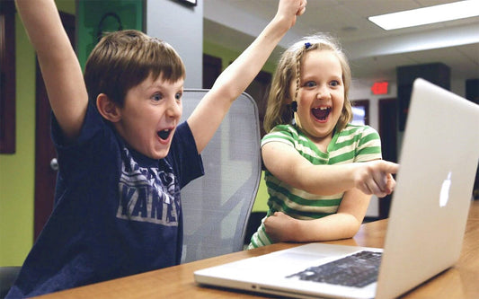 Kids Using Screen Time