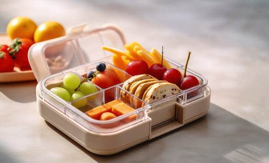Nutritious snacks in lunch box