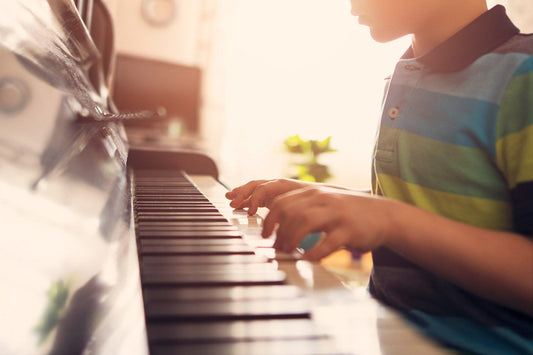 Child Using Music to Help Focus